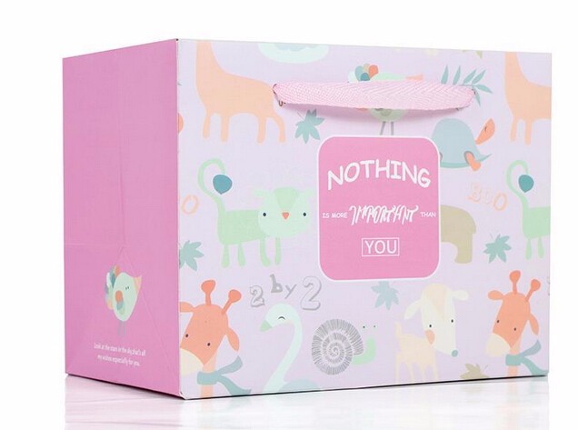 NOTHING精美禮品白卡紙袋定制