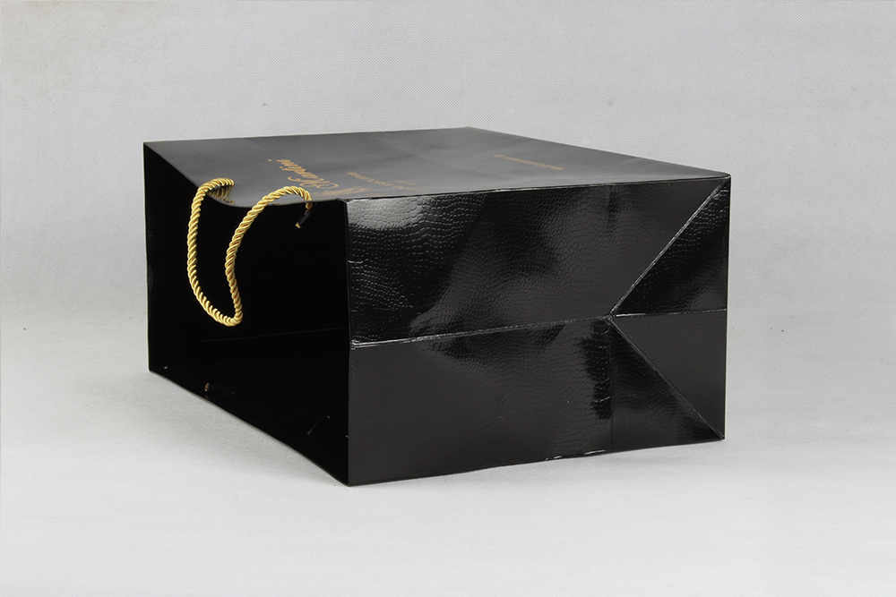 高端黑色商務型銅版紙袋